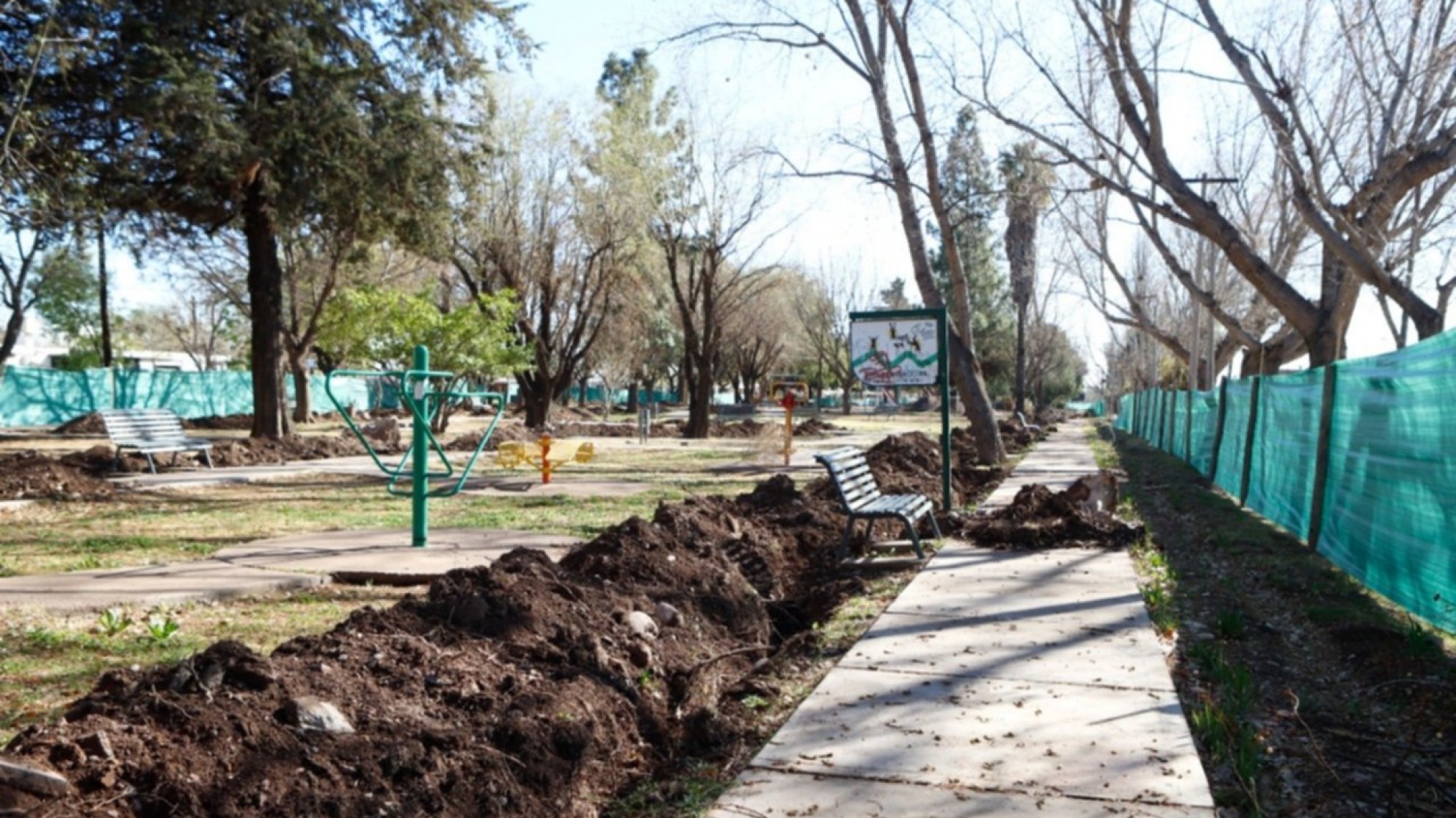 Maipú continúa trabajando para mejorar sus 114 espacios públicos